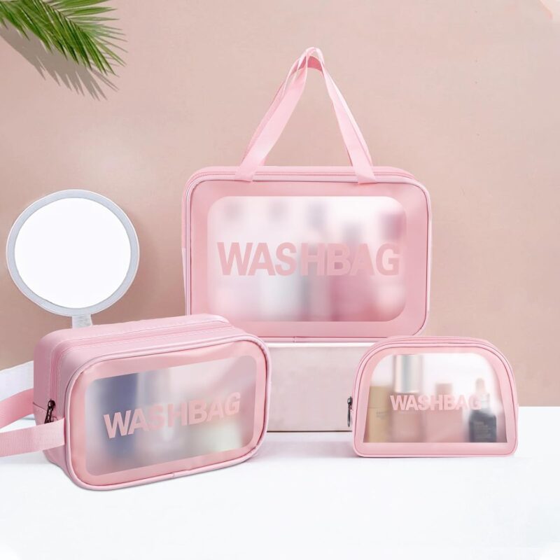 Clear Travel Toiletry Bag – Makeup Organizer for Women - Image 7