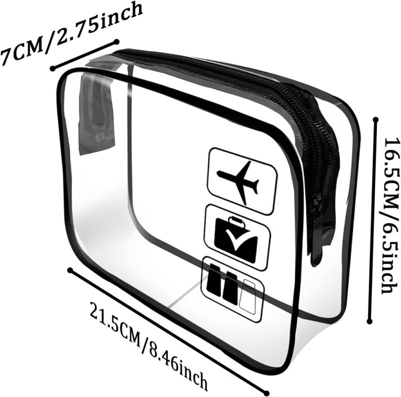 TSA Approved Toiletry Bag _ for UK Travel | 2 Pack - Image 2