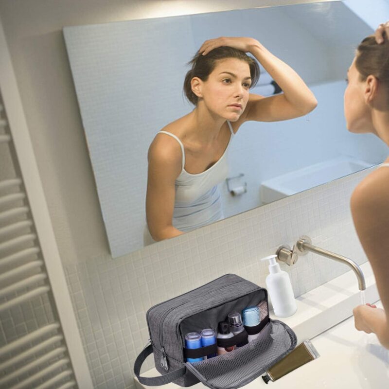 Travel Toiletry Bag | Lightweight Dopp Kit for Men & Women - Image 9