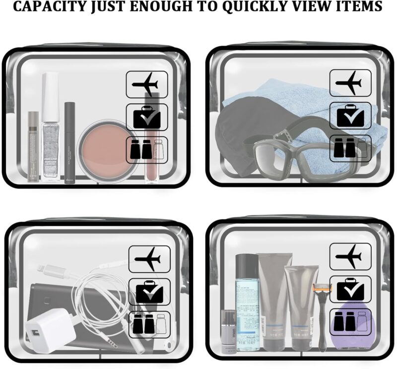 TSA Approved Toiletry Bag _ for UK Travel | 2 Pack - Image 8