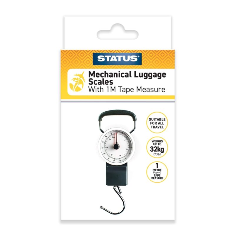 Luggage Scale – 32kg Mechanical Weight Scale with 1m Tape - Image 4