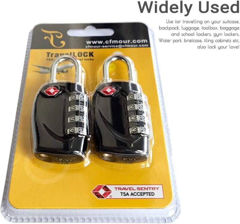 TSA Luggage Locks – 4-Dial Travel Lock for Suitcases - Image 5