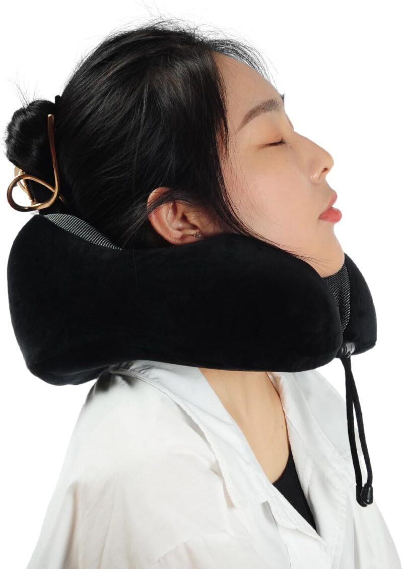Memory Foam Travel Pillow, with 360-Degree Head Support - Image 2