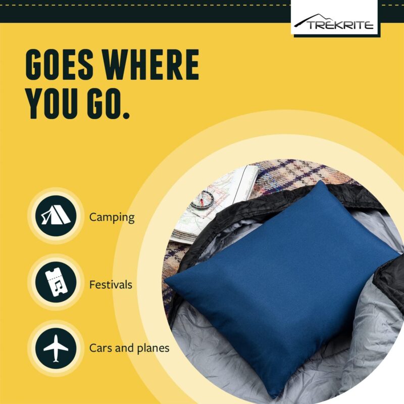 Small Travel and Camping Pillow – Washable & Portable - Image 4