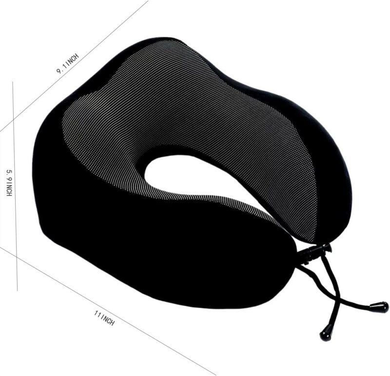Memory Foam Travel Pillow, with 360-Degree Head Support - Image 3