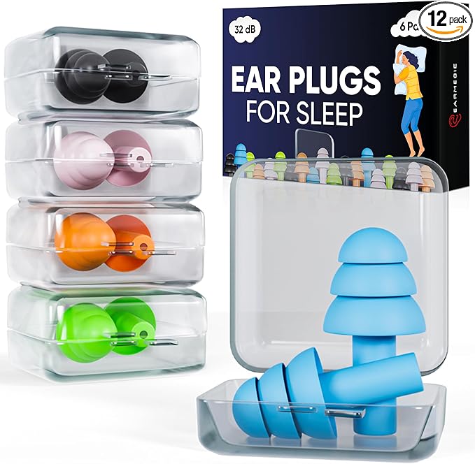 Soft Silicone Sleep Earplugs – Reusable & Comfortable