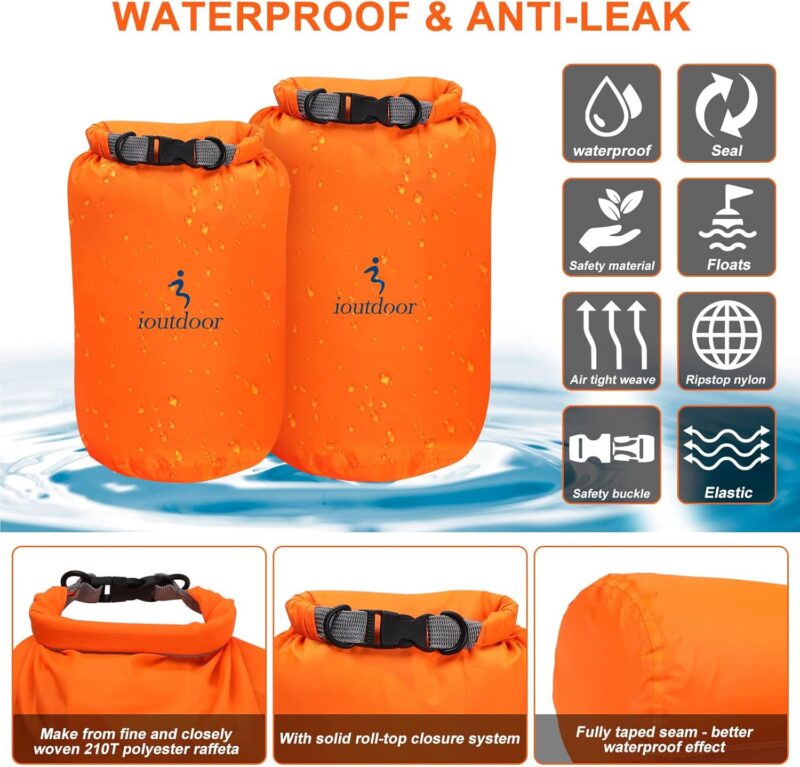 Waterproof Dry Bags Lightweight – Compression Sacks for Travel - Image 3