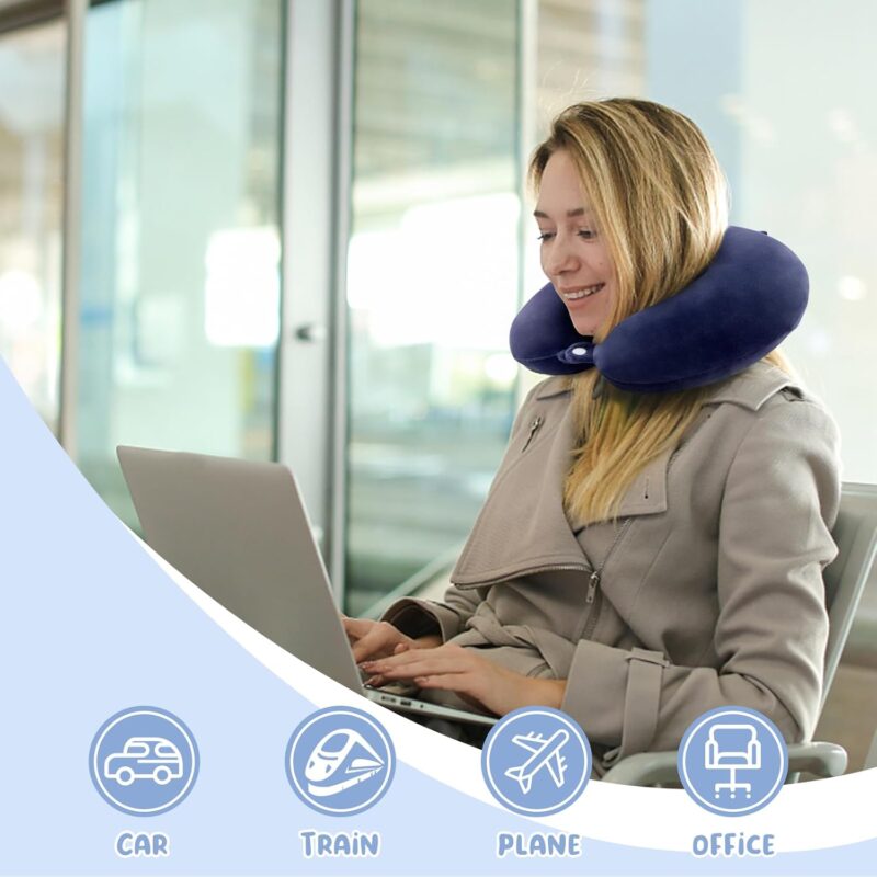 Travel Pillow Neck Pillow - Travel Pillows for Comfort - Image 7